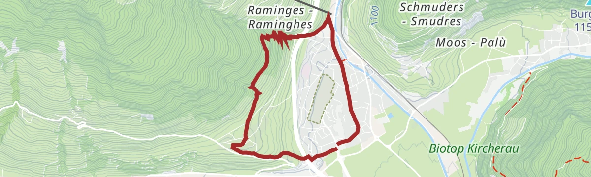 Route map: Around Sterzing